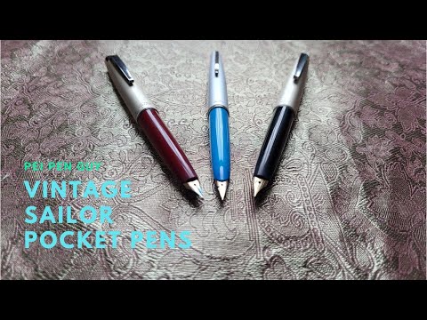 Vintage Sailor Pocket Pens.