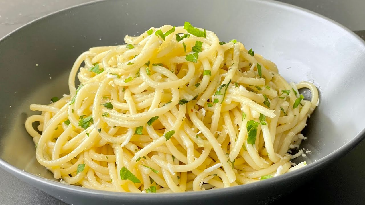 Garlic and Olive Oil Spaghetti Recipe Spaghetti Aglio E Olio