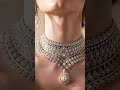 wedding Jewellery Design #wedding #weddingjewellery #gold #diamond #necklace #glamorousearrings