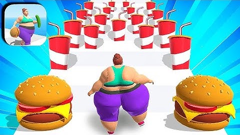 Fat 2 Fit All Levels Mobile Walkthrough Gameplay iOS, Android Body Race Game Max Level A2ITO2