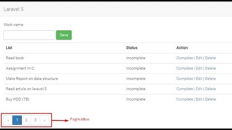 laravel5.4-set pagination in laravel application