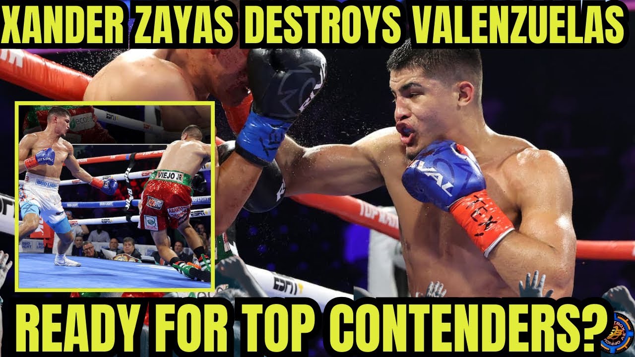 Xander Zayas STOPS Robert Valenzuela Jr. CALLS OUT DIVISION 