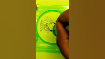 easy spiral drawing art satisfying video #shorts #drawing #art #spiralart #spirograph #mentomexx