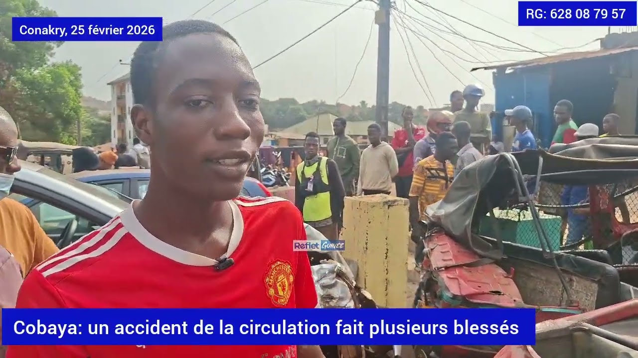 Cobaya: un @ccident de la circulation fait plusieurs bl€ssés 