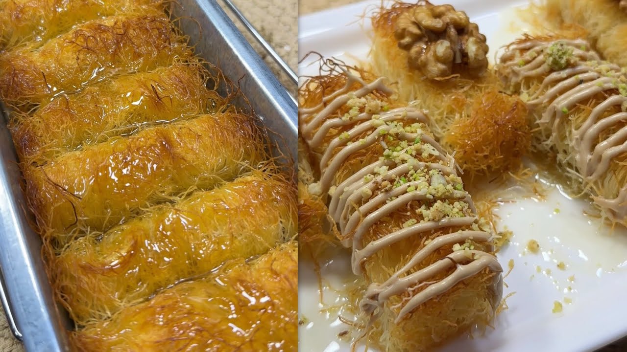 #معسلات_رمضان 🌙سيقار لقطايف بحشو لبوينو😮ابن معسلة تقدري ديريها😋مختلفة سهلة وسريعة😍وتوجد في وقفة👌