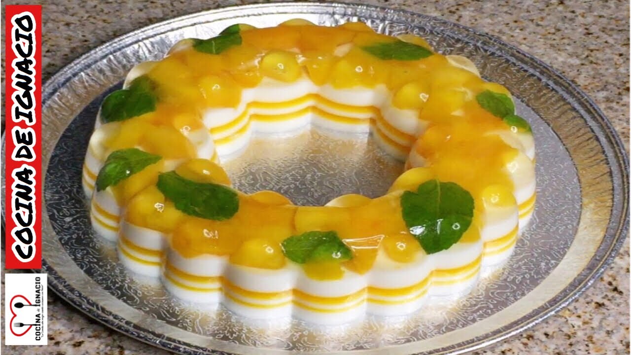 GELATINA DE MANGO, LECHE & COCO YouTube GELATINA DE MANGO, LECHE & COCO YouTube
