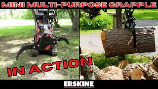 The ALL NEW Erskine Mini Multi-Purpose Grapple in action by Erskine Attachments 536 views 8 months ago 2 minutes, 13 seconds