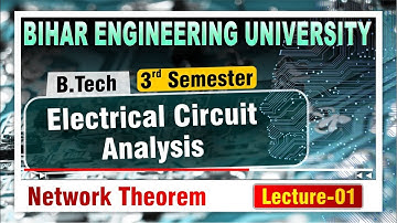 Electrical Circuit Analysis | B.tech 3rd Sem | Ch- 2 | L-1| Electrical Engineering | Live Class #beu