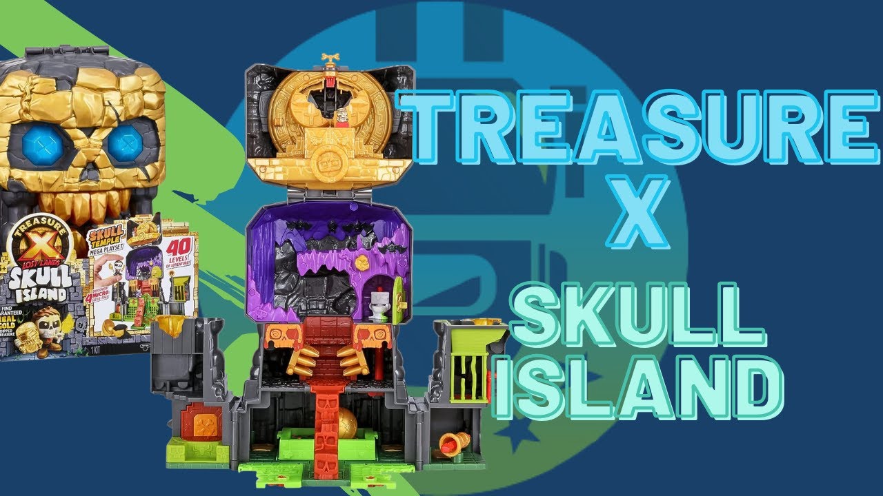 TREASURE X Lost Lands Skull Island Skull Temple Mega Playset 