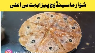 Shawarma Sandwich Pizza Recipe By My Cooking Taste