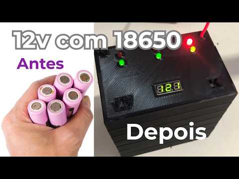 How I made a 12V battery with 18650 lithium cells