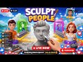 Sculpt People LIVE 🔥 | Satisfying Sculpting Gameplay + Chill LoFi Music 🎧 | Indian Live