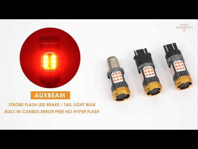 AUXITO Yellow Amber 3157 LED Turn Signal Parking Light Blinker - Foto 12