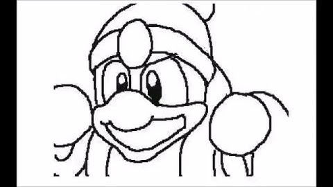 Slim Kirby (Flipnote Studio 3DS)