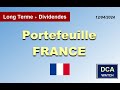 Dca watch  portefeuille france pea  prvision cac40 12042024