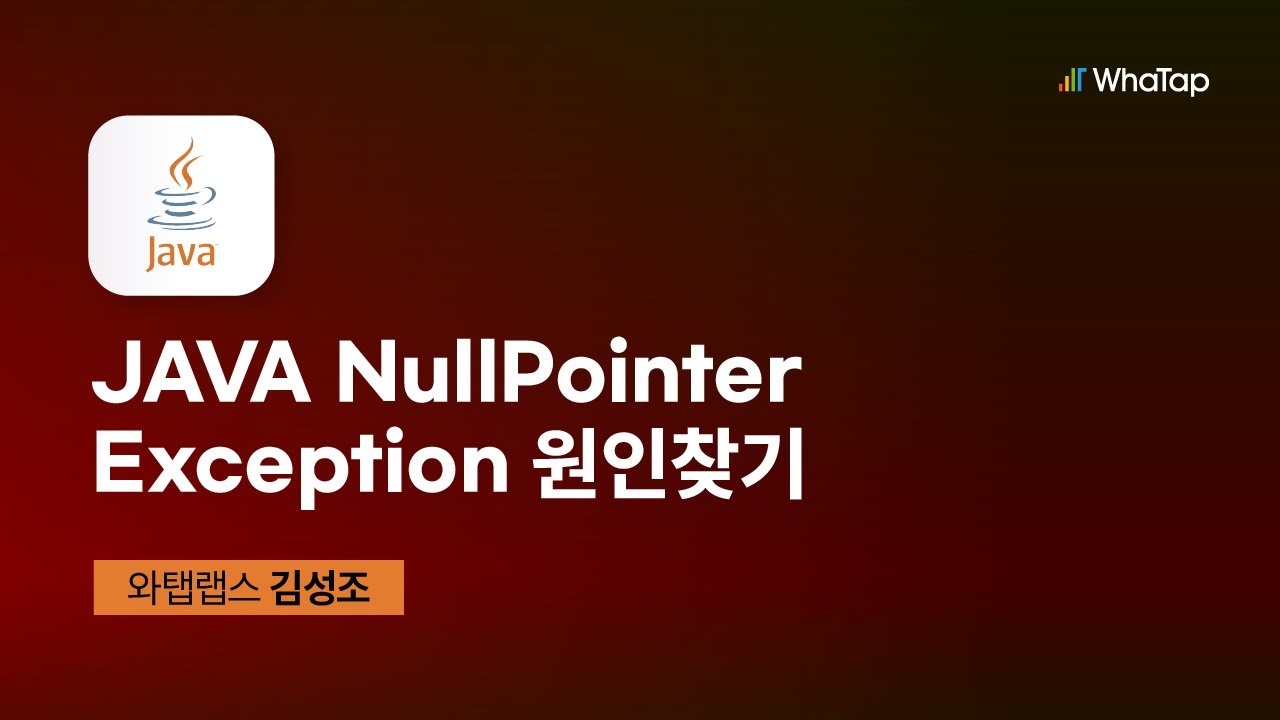 JAVA NullPointerException 원인 찾기 - YouTube