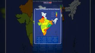 Richest vs Poorest States in India 💸Fiscal Health Index 2025 #fiscal #fiscalpolicy #shortsvideo
