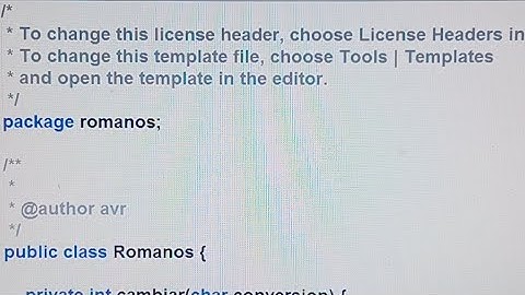 Cambiar Numeros Romanos A Cristianos Java Netbeans
