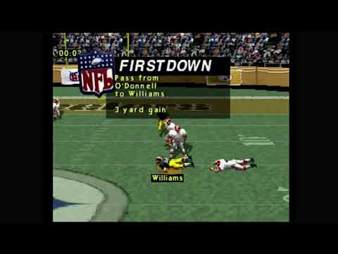 The first NFL Gameday (Playstation 1) gameplay