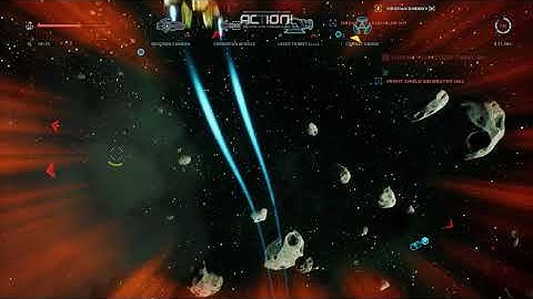 Everspace Encounters NEUTRON CANNON use on a CORVETTE