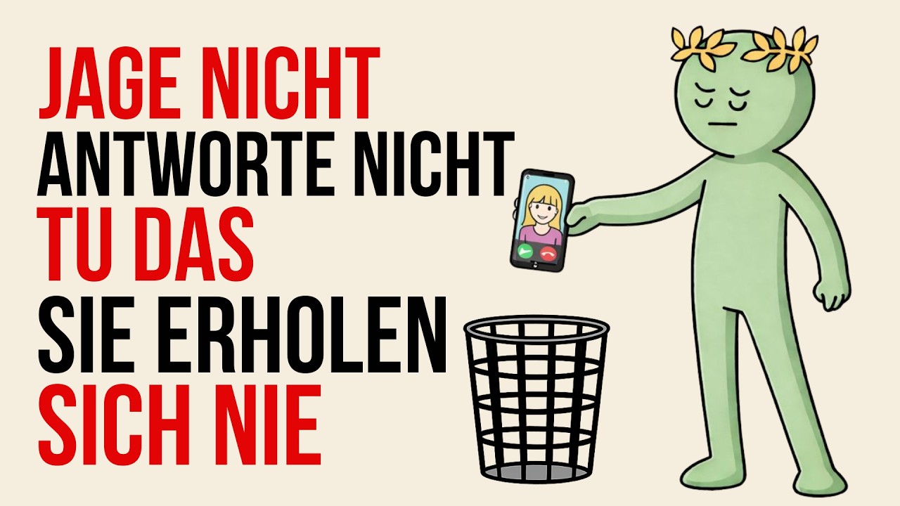 JAGE NICHT. ANTWORTE NICHT… TU DAS UND SIE ERHOLEN SICH NIE WIEDER | Stoizismus