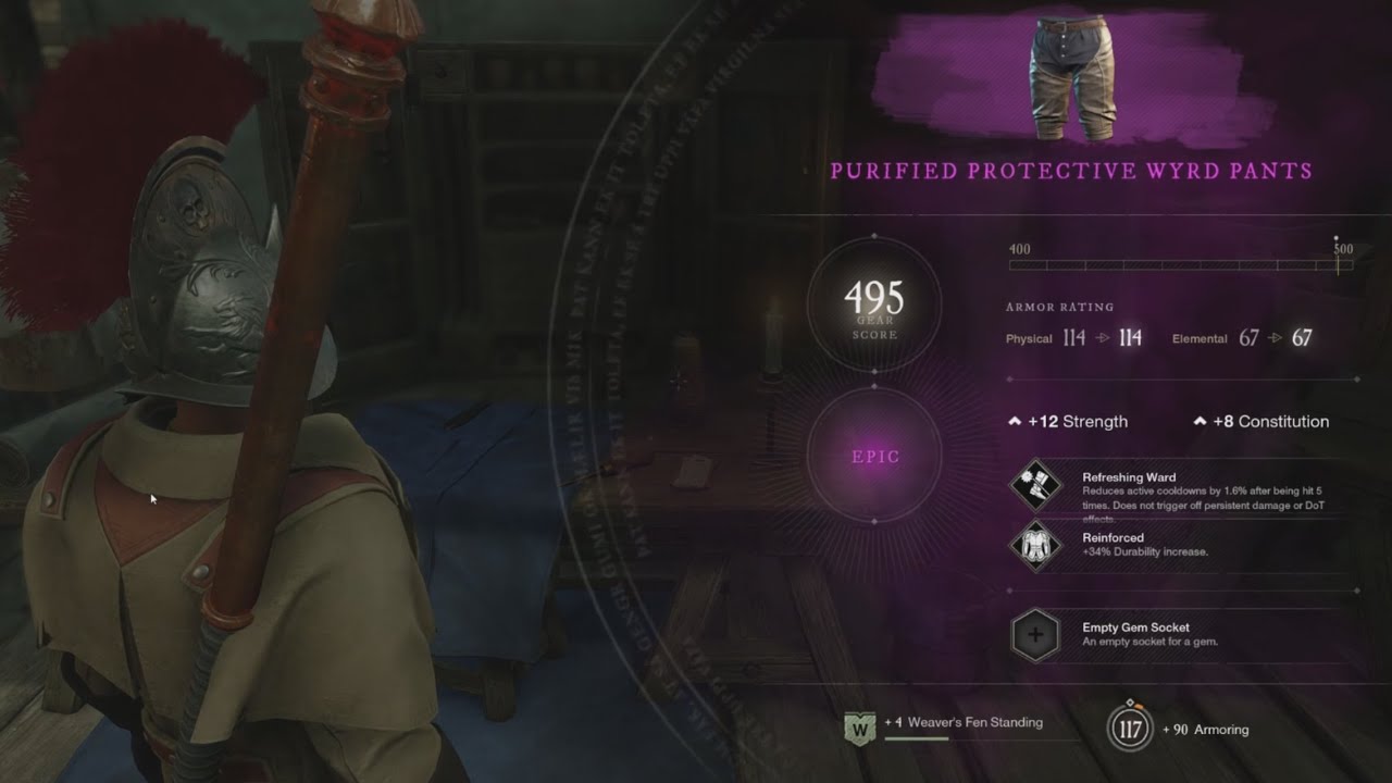 New World Getting the last 2 parts for the Protective Wyrd armor