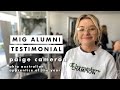 MIG ALUMNI TESTIMONIAL - Paige Cameron - AHIA Australian Hairdressing Apprentice of the Year 2021