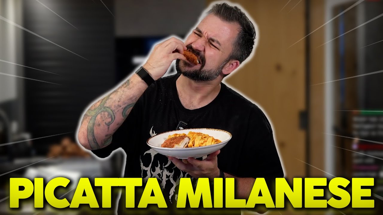 Piccata Milanese next level | Huhn, Pasta, Ofentomaten & Cannoli