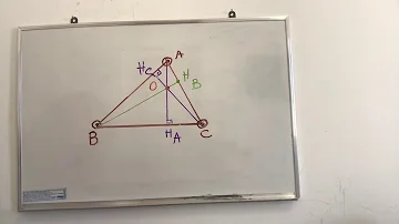 O que é um triângulo Ortico?
