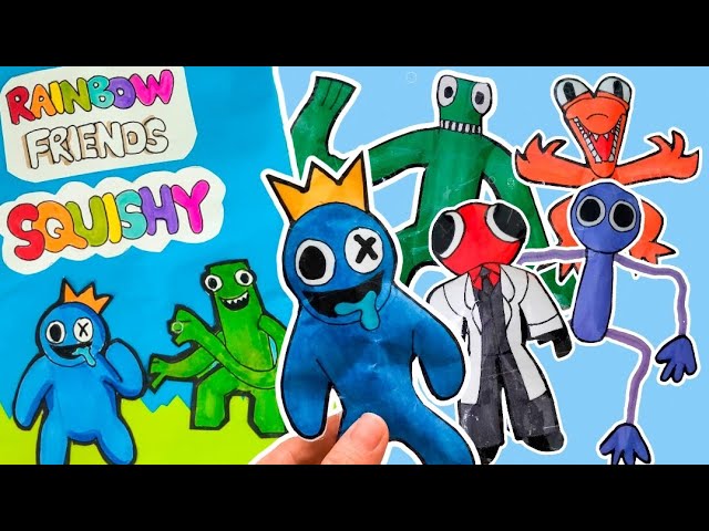 CRAZIEST DIY Rainbow Friends TOYS EVER!? (BLUE & GREEN PLUSH, MYSTERY  BOXES, & MORE!) 
