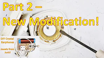 Crystal Radio Headphone Mod--DIY Part 2/2
