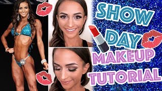 BIKINI COMPETITOR SHOW DAY MAKEUP TUTORIAL