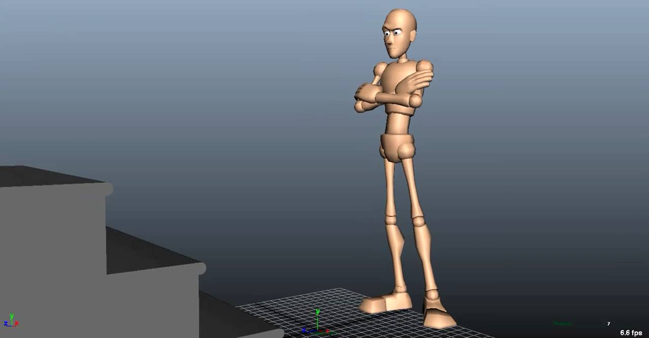 Stair Walk (3D animation SCAD with Shindler)