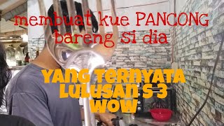 HARGANYA RP. 3.500,- !!! KUE PUKIS TERTUA DI TANJUNG DUREN SEJAK TAHUN 1976 - INDONESIA STREET FOOD