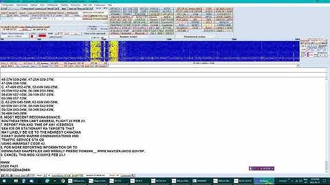 Decoding Navtex Message with Multipsk Software