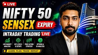 NIFTY 50 LIVE 🔴 | SENSEX EXPIRY LIVE | Intraday Trading & Market Analysis | NIFTY 50 Today
