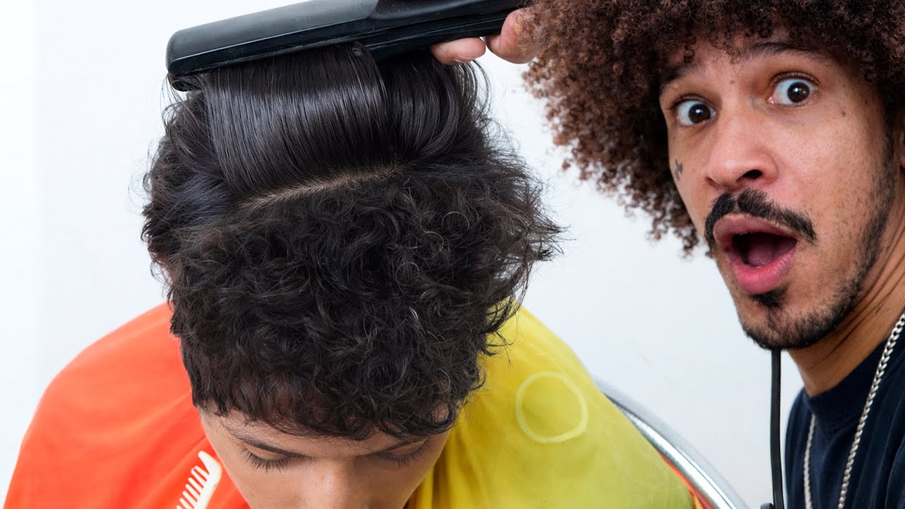 Ele quis sair dos cachos… e ficou assim 😳