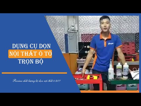 BỘ DỤNG CỤ VỆ SINH NỘI THẤT CHUYÊN NGHIỆP (REVIEW CỰC CHẤT)