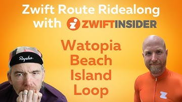 Route Ridealong with Zwift Insider on Beach Island Loop