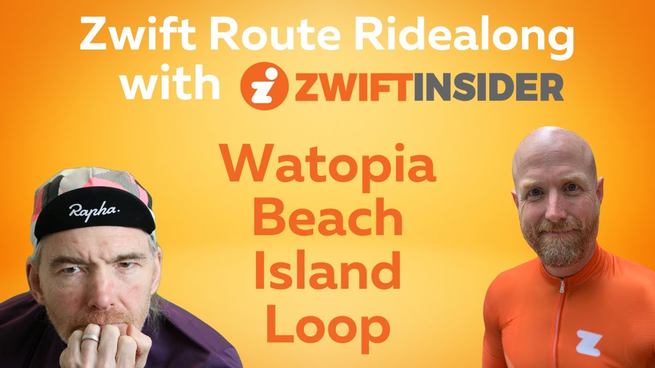 Route Ridealong with Zwift Insider on Beach Island Loop