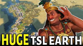 Civ 6 | Terrifying 20 Player TSL EARTH – This Start Was Horrid!!! (Deity++ Inca Civilization VI)