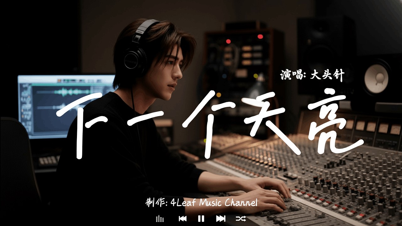 下一个天亮 - 大头针 | Xia Yi Ge Tian Liang - Da Tou Zhen「用起伏的背影 挡住哭泣的心，有些故事不必说给每个人听。」♪【動態歌詞MV】♪