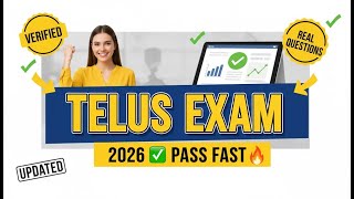 TELUS Exam 1 (2026) ✅ Real Questions & Answers | Verified + Pass Fast 🔥