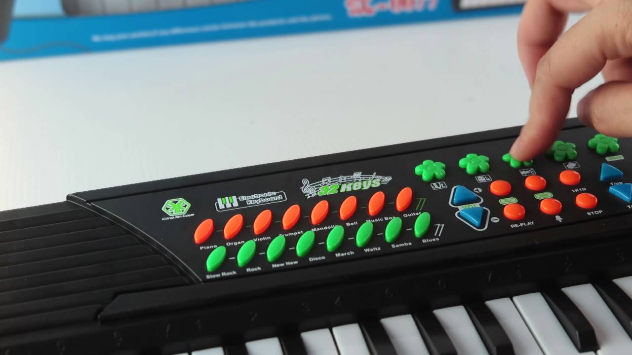 電子琴+麥克風 彈琴 教學 練習 兒童 - YouTube