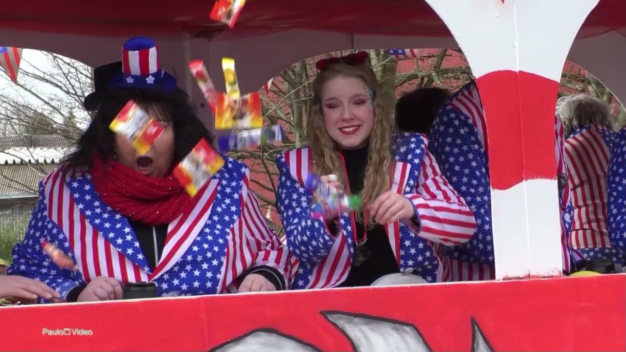D´r Zoch kütt: Rosenmontagszug 2024 Kirch-Grottenherten