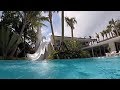 Waterfront Luxury House Pool with gigantic water slide,basketball court on the roof in Miami Beach