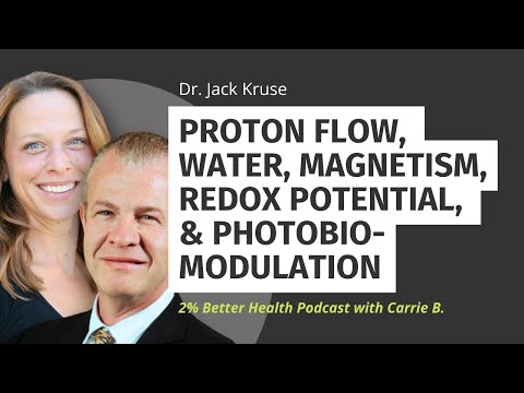 Dr Jack Kruse discusses proton flow, water, magnetism, redox potential, photobiomodulation, and more