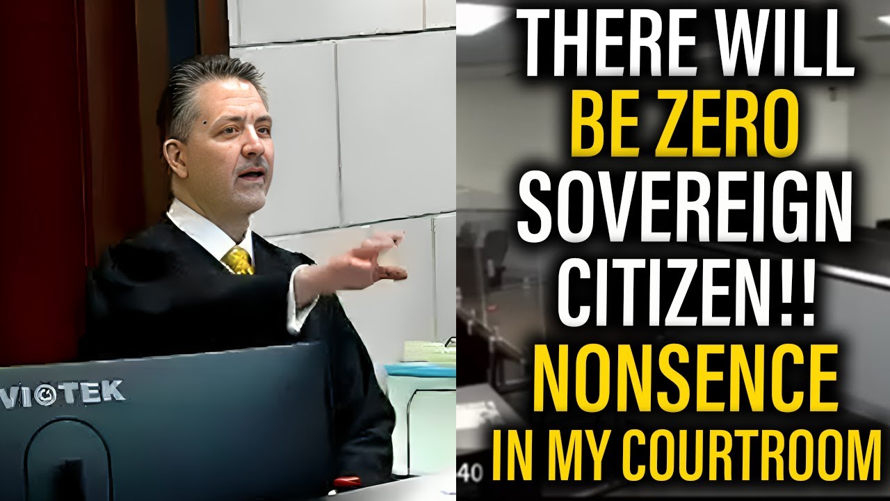Savage Judge Completely SHUTS DOWN 2 Sovereign Citizen In Court. PRO SE FAIL!!