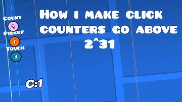 How i make click counters go above the 32 bit integer limit in Geometry dash!