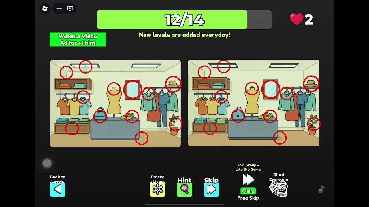 🔴 [LIVE] ROBLOX FIND THE DIFFERENCE 1hr stream 🔍🔎